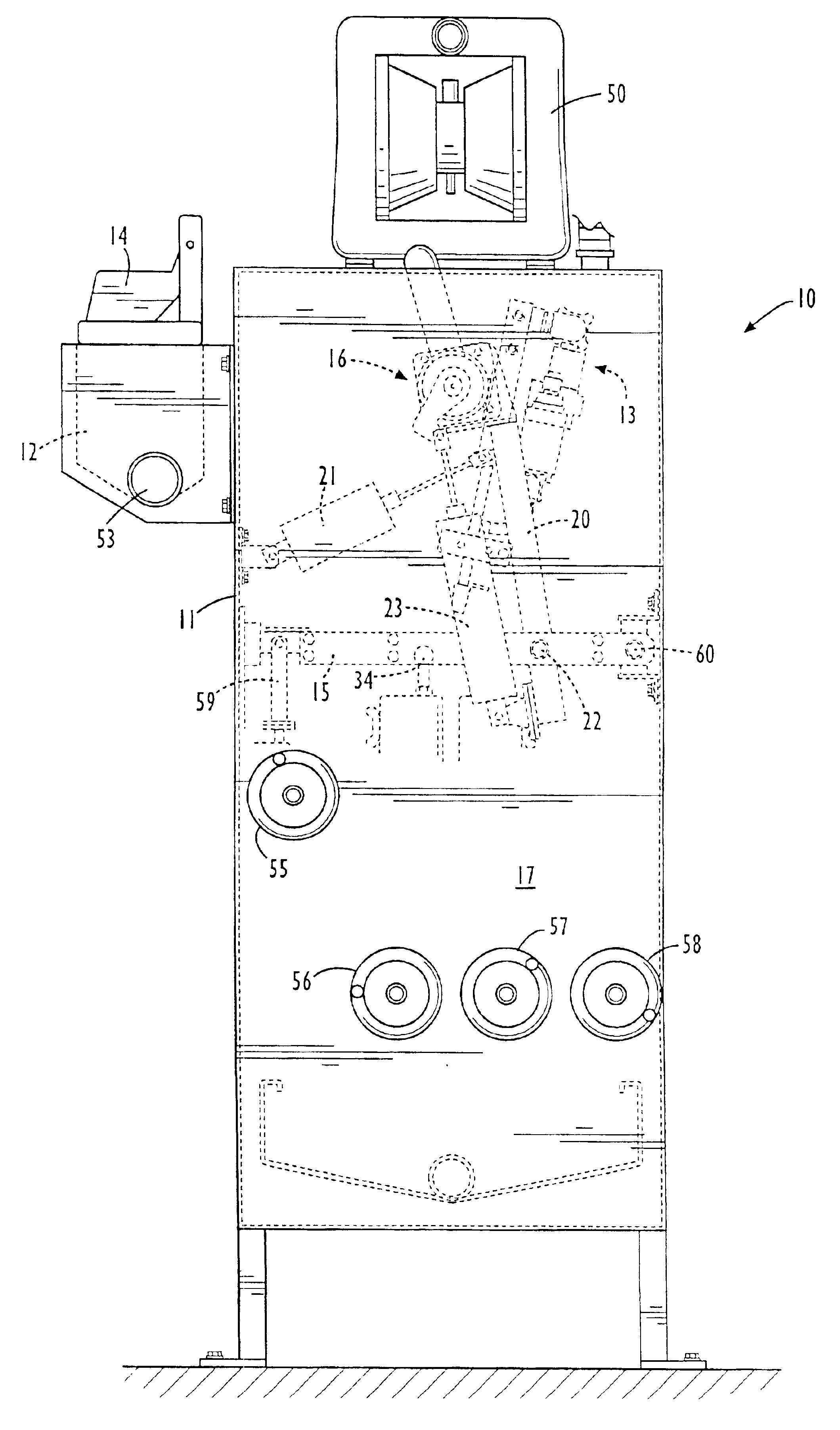 Apparatus for applying foamed coating material to a traveling textile substrate