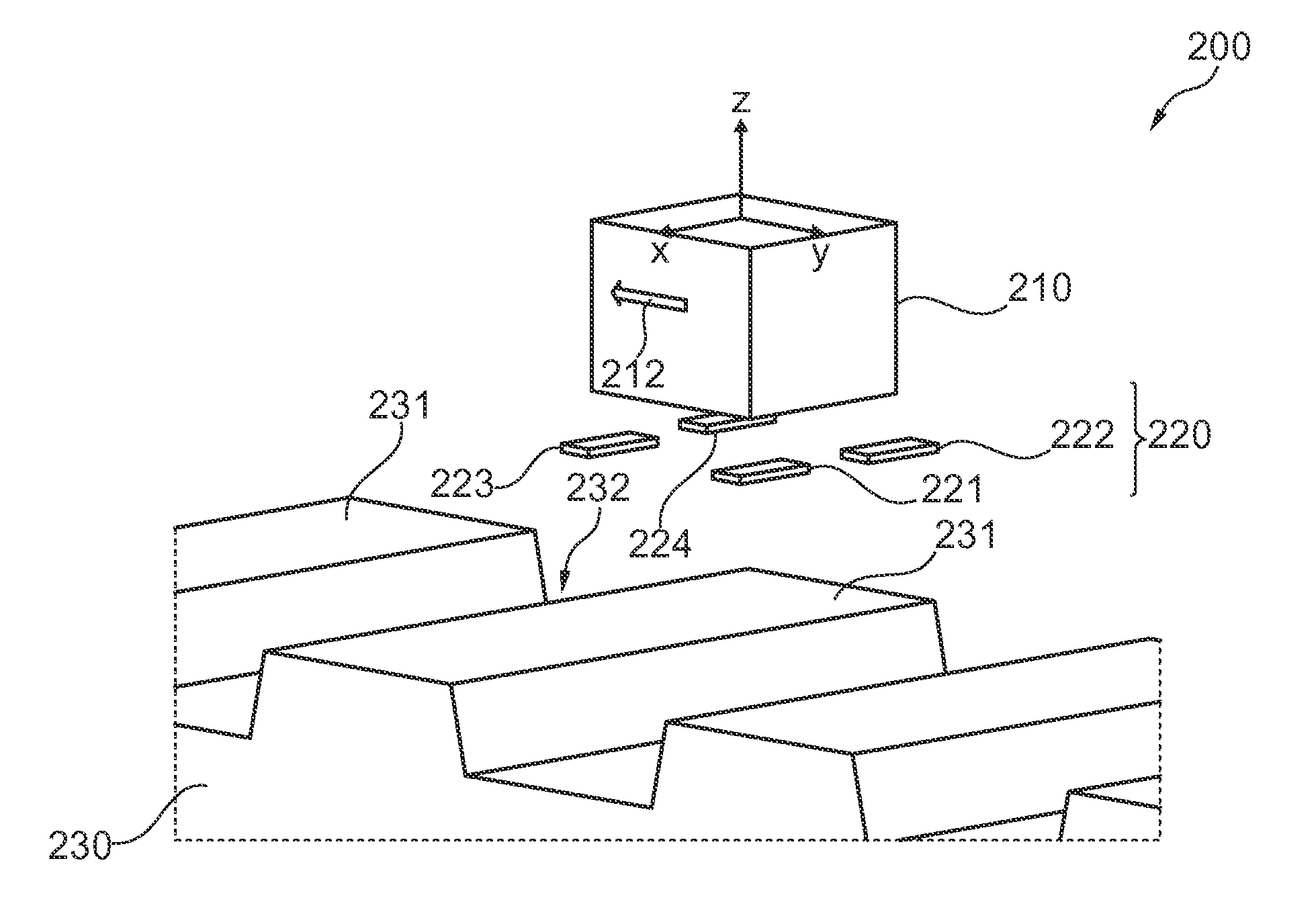 Magnetic field sensor system with a biasing magnet producing a spatially symmetric magnetic field within a plane being defined by magnetoresistive  sensor elements