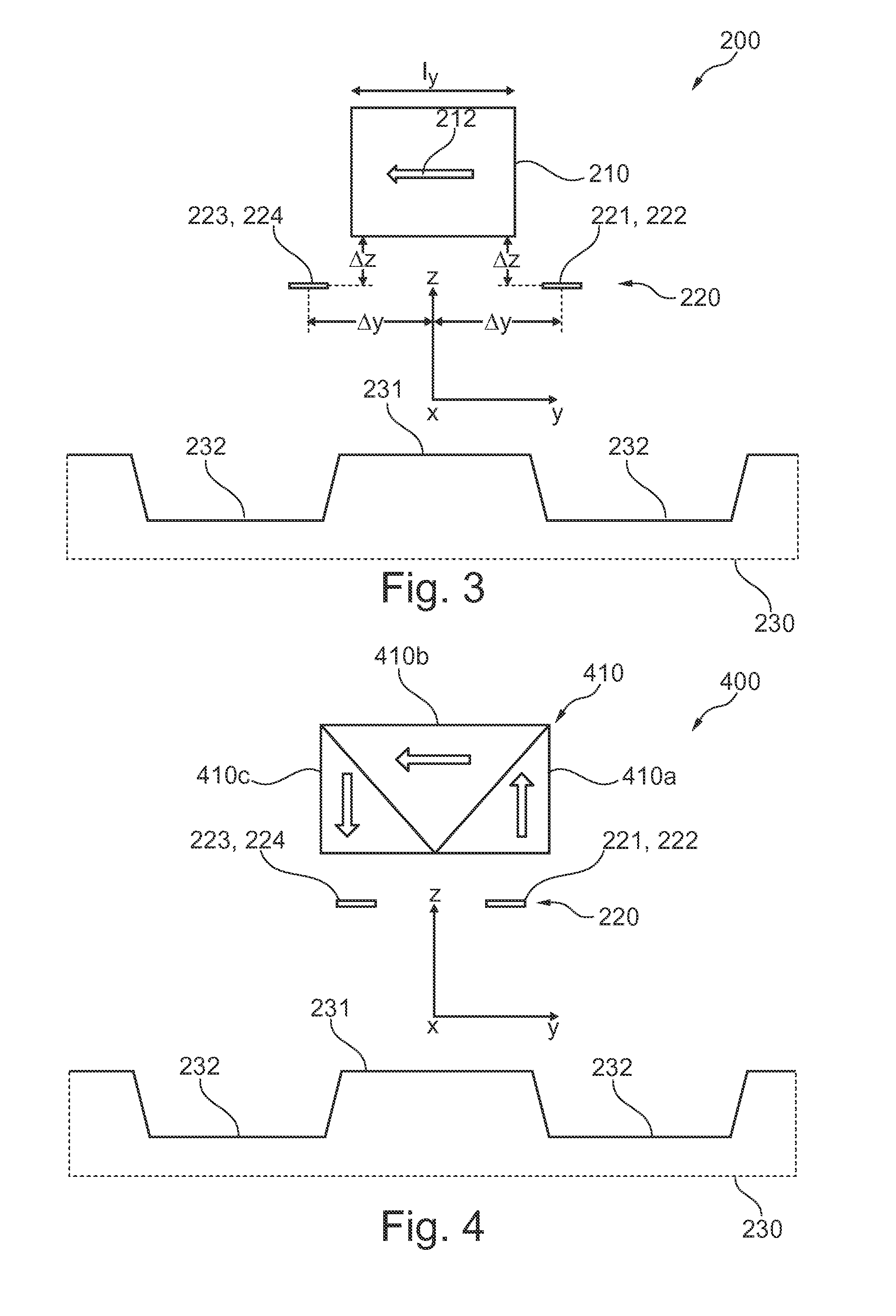 Magnetic field sensor system with a biasing magnet producing a spatially symmetric magnetic field within a plane being defined by magnetoresistive  sensor elements