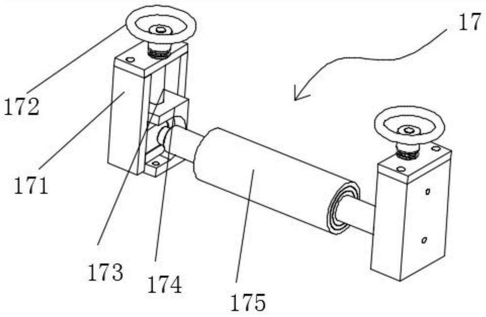 A calendering device for fabric gluing with an adjusting component and its working method