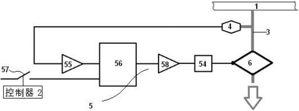 Air discharging control device and method for train braking