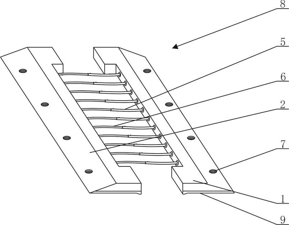 Wound skin fixing device