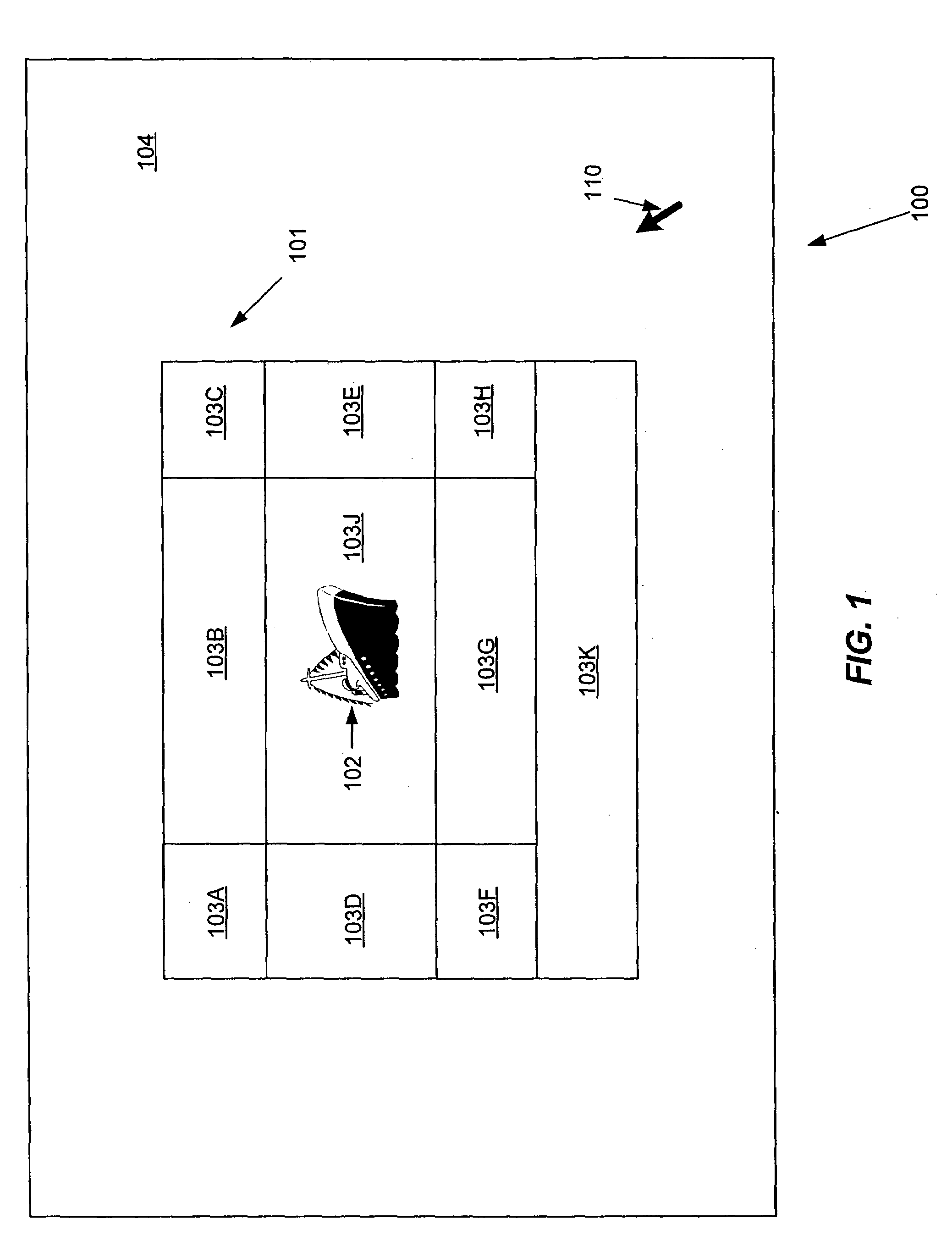 Manipulating an on-screen object using zones surrounding the object