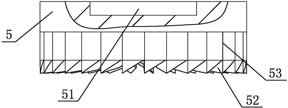 Chip breaking device of adjustable circular ultra-hard turning tool