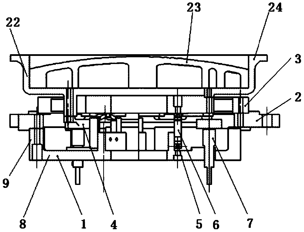 A flexible and high-precision secondary mirror assembly focusing mechanism