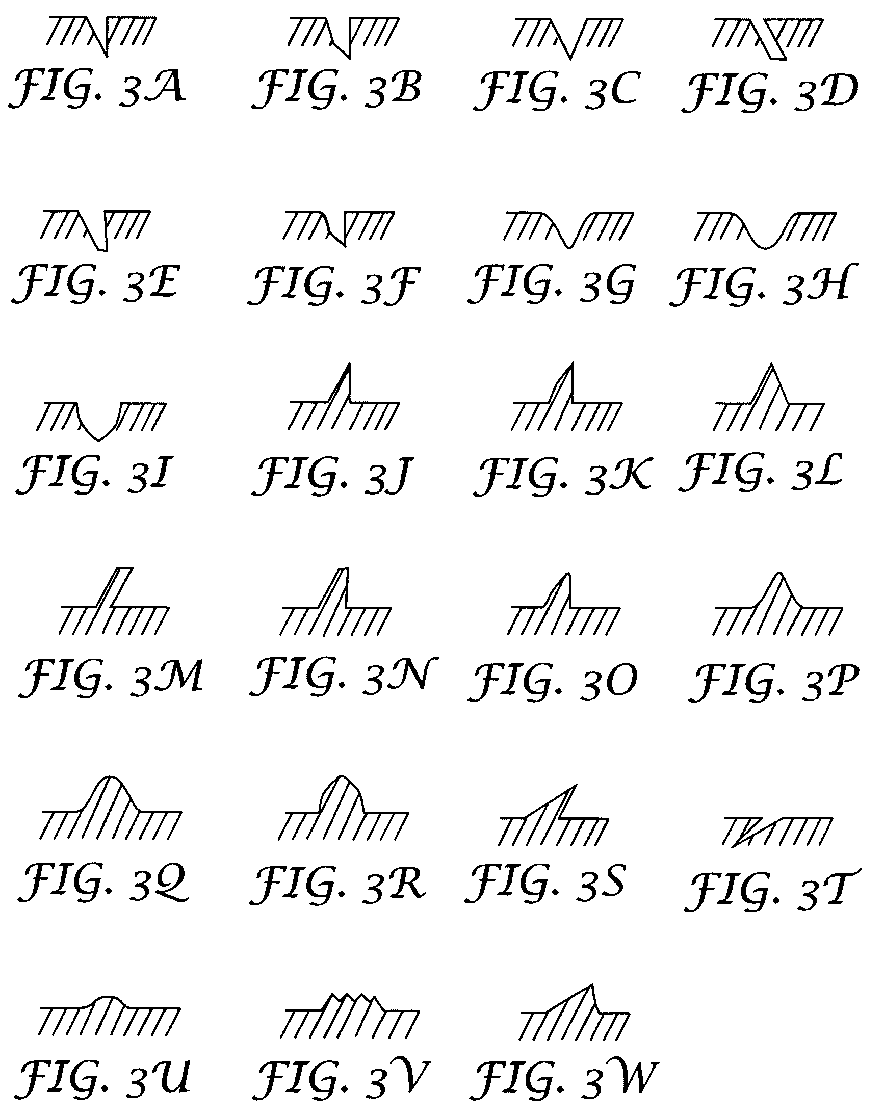 Article having a birefringent surface and microstructured features having a variable pitch or angles for use as a blur filter