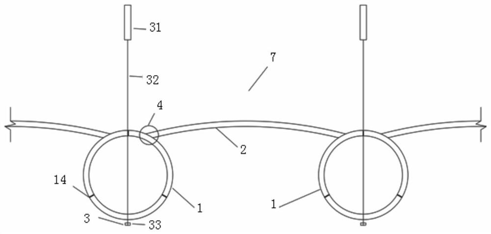 High-fill side slope assembly type slope protection device and construction method thereof