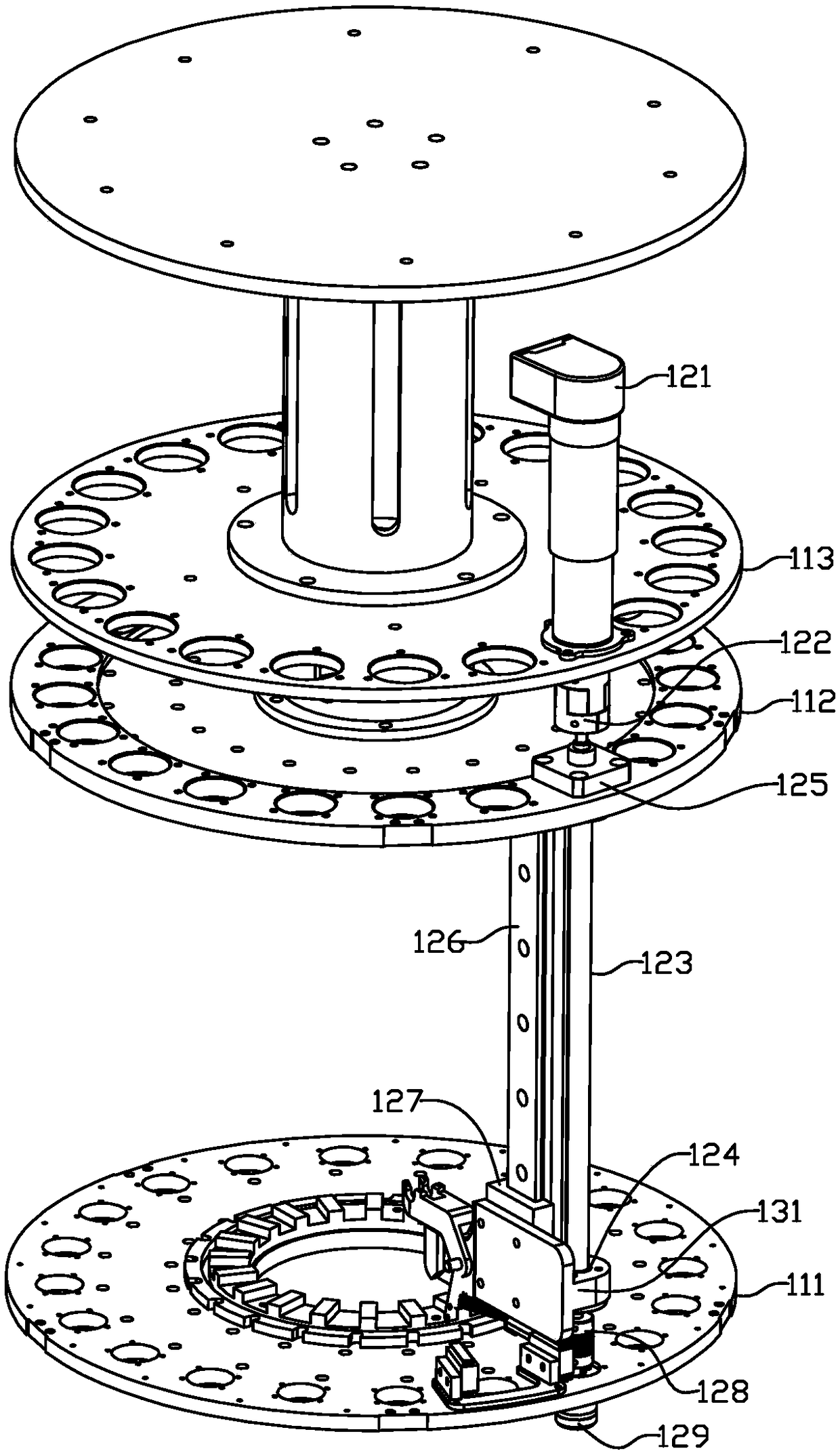 Driving device and rope-driven robot