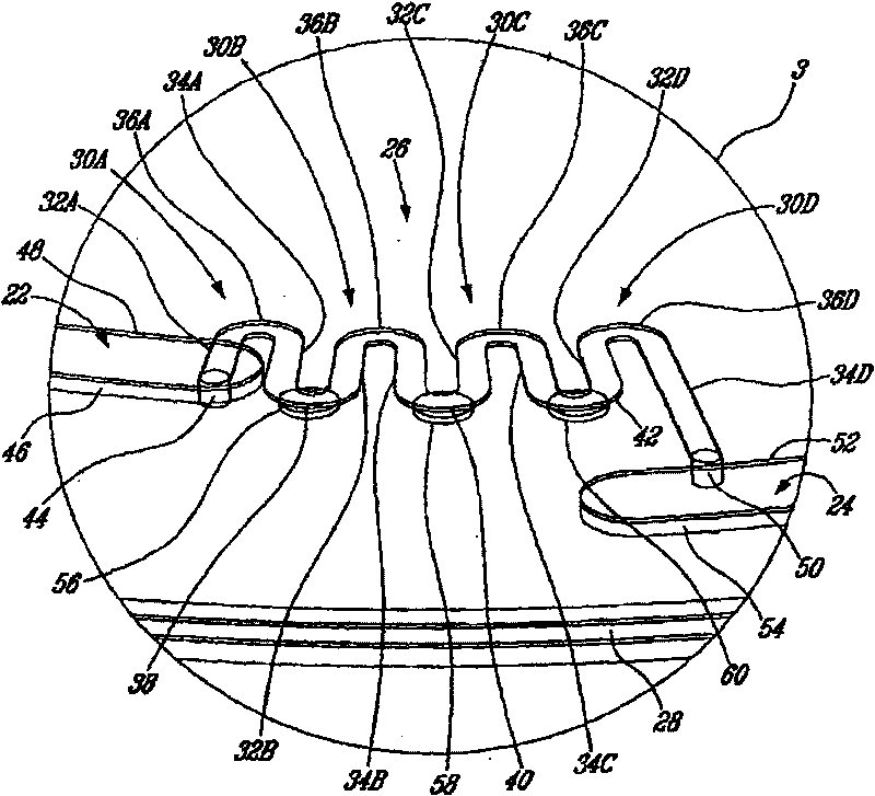 Serial siphon valves for fluidic or microfluidic devices