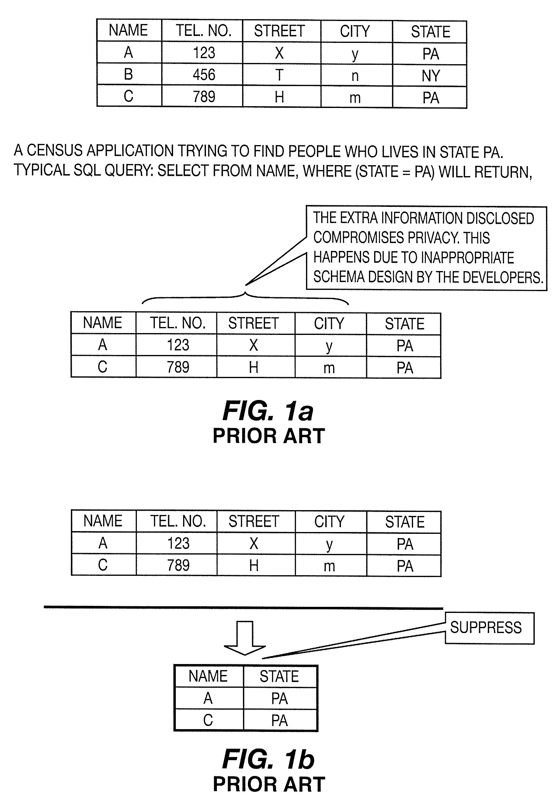 Techniques for database structure and management