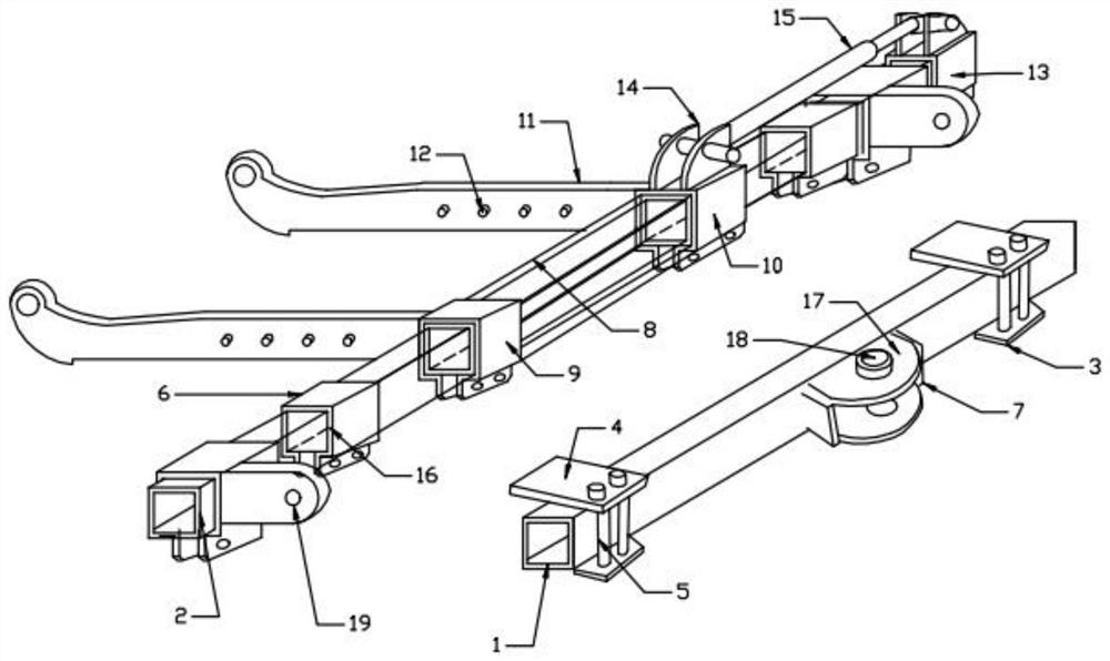 Multifunctional power output connection pull plate