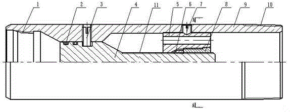 Monomer limiting type down-hole sand jetting prevention stopper