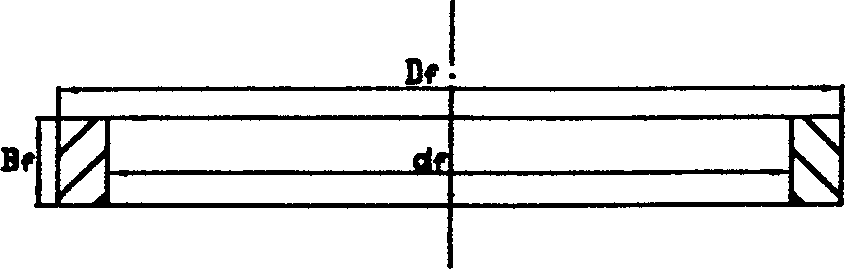 Method for rolling and forming rectangular section aluminium alloy ring piece