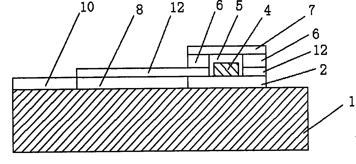 Disposable whole blood uric acid testing electrode indicator bar and manufacturing method thereof