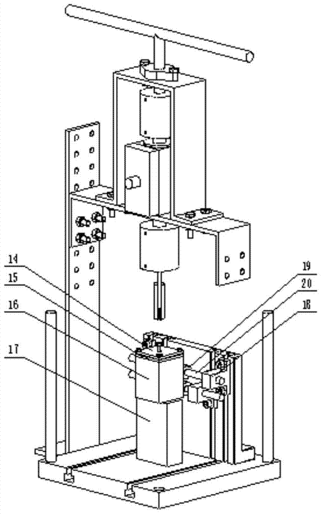 A precision bolt connection torque-pretightening force mapping relationship measurement device