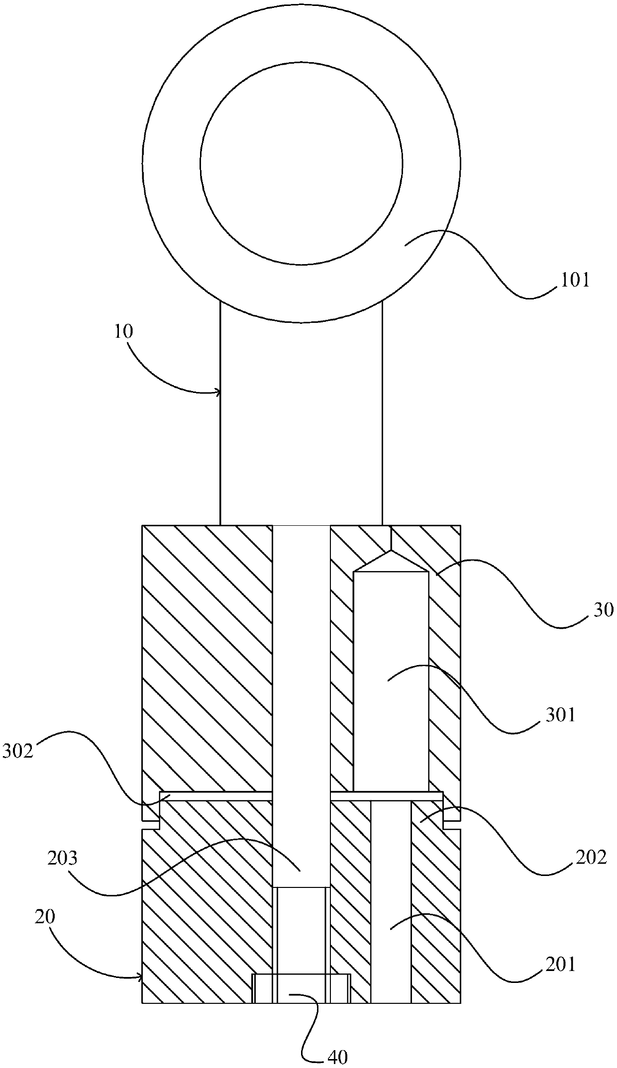 Lifting hanger for pre-branched cable and method for lifting pre-branched cable