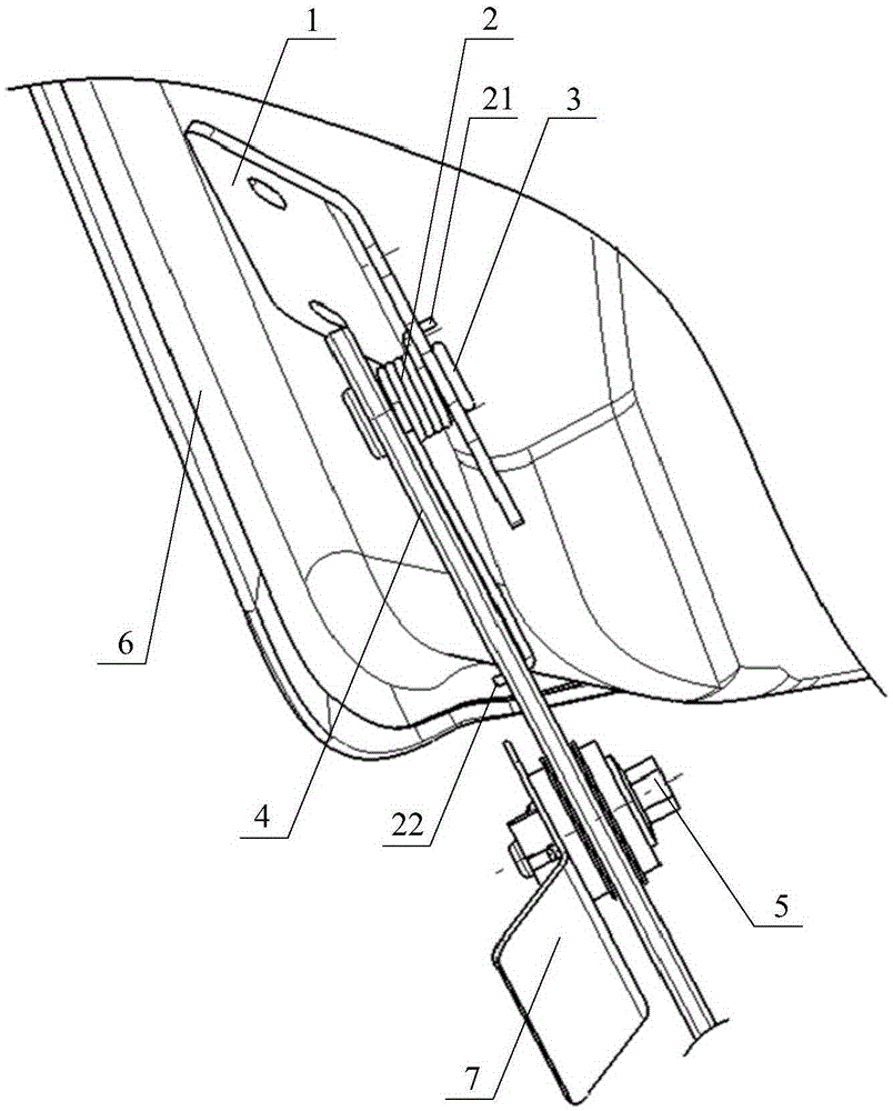 Vehicle and front cover support device thereof