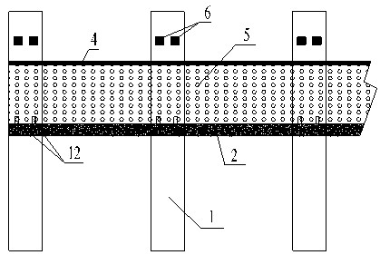 Anti-slide pile and frame arch combined structure and construction method