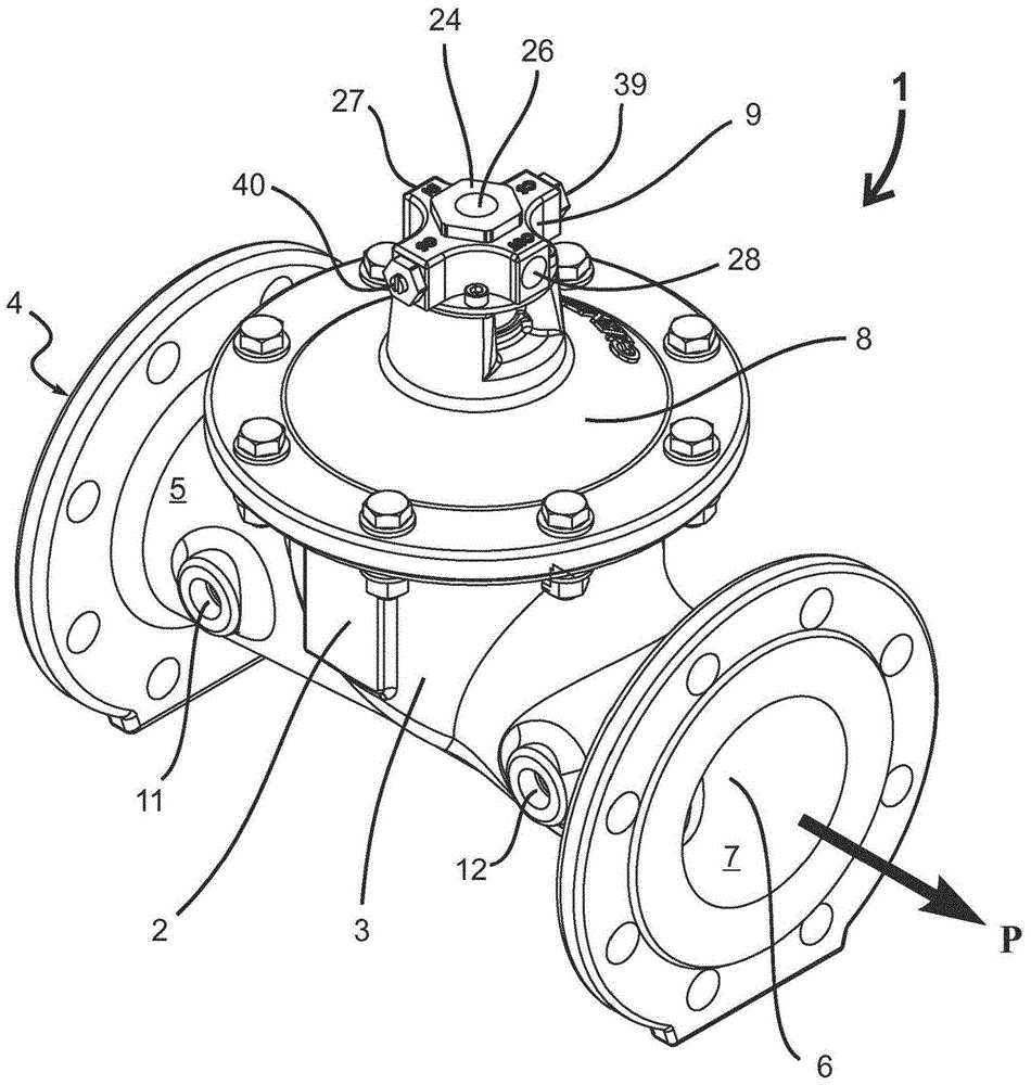 Hydraulic control valve assemblies and control systems for water networks