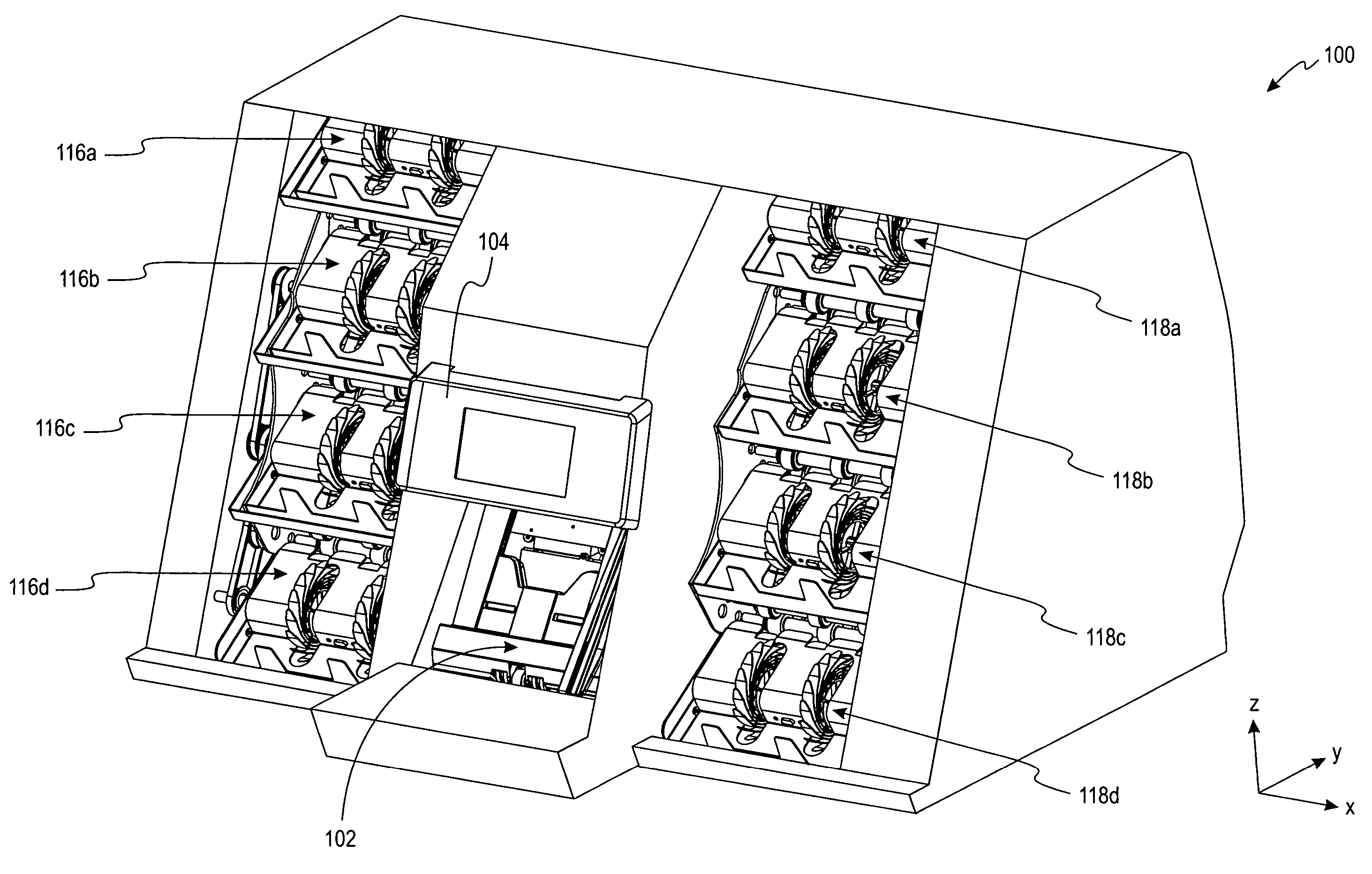 Currency processing device, method and system