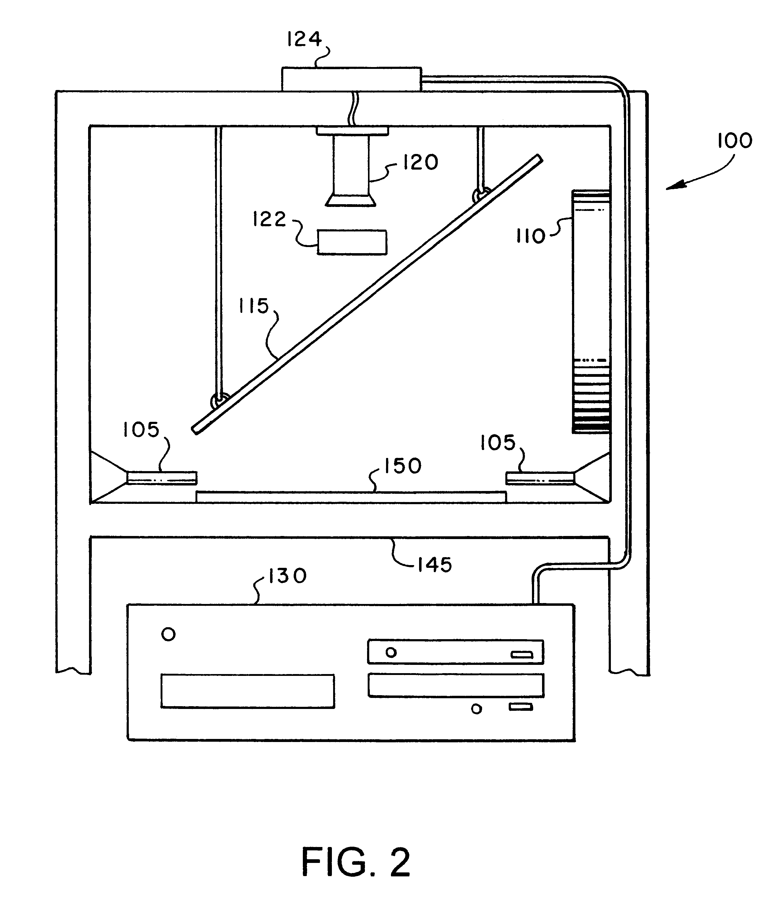 System and method of optically inspecting surface structures on an object