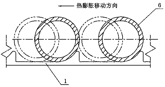 Novel special-shaped cushion strip suitable for winding around tubular heat exchanger