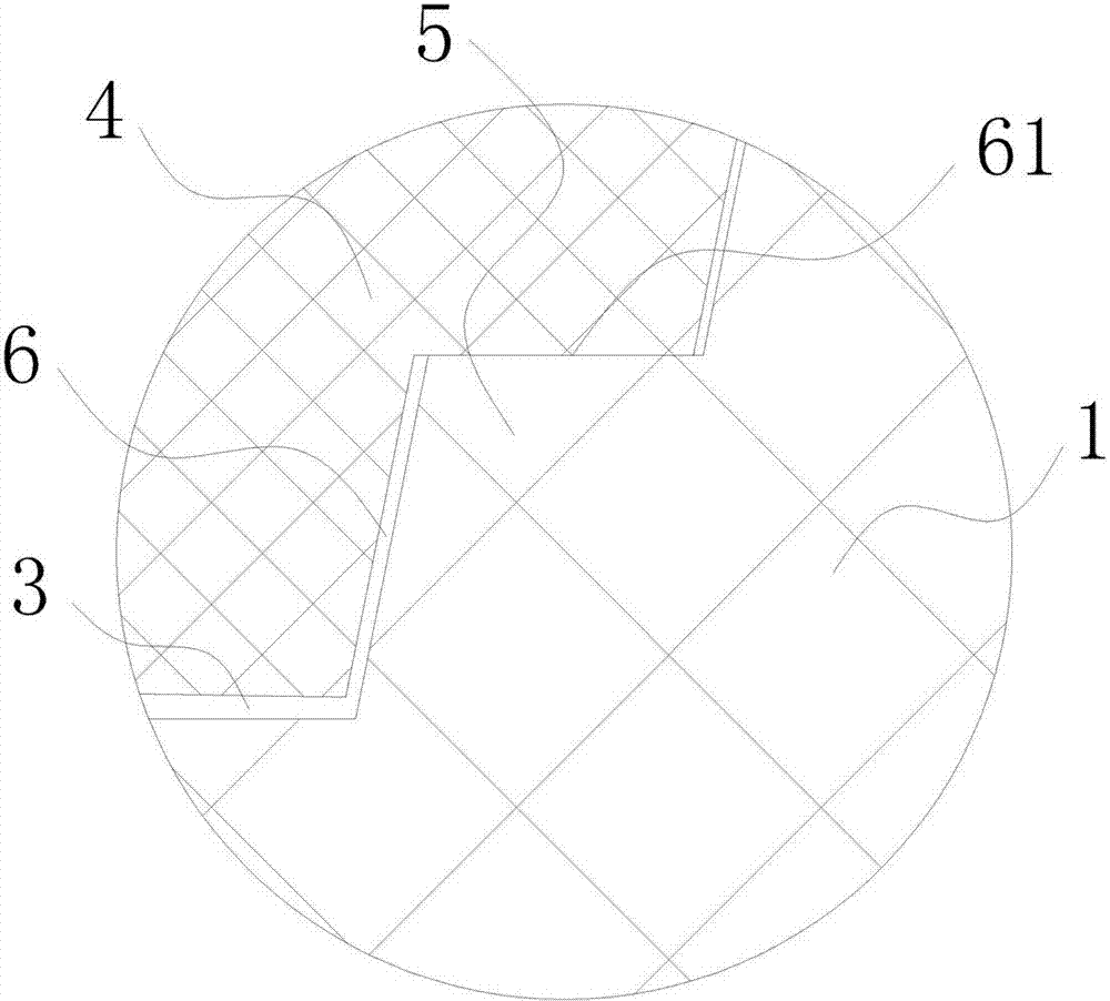 Sand core structure and manufacturing method for sand core