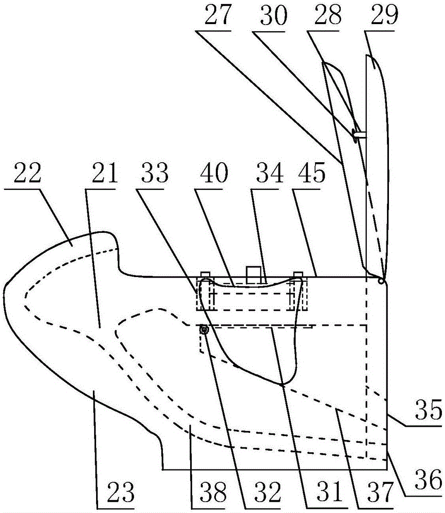 Flushing-free urine-feces separation, collection and resource utilization system for buildings