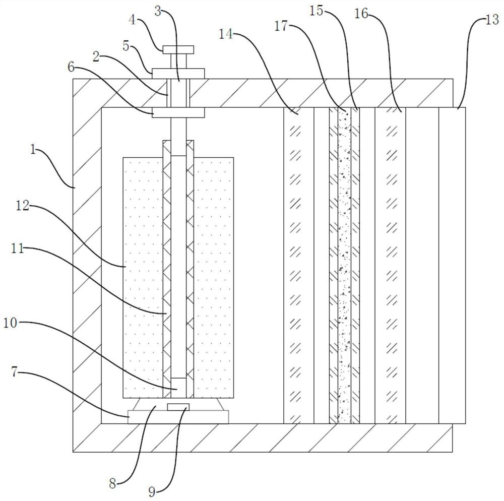 Double-winding arm and film pre-stretching unit