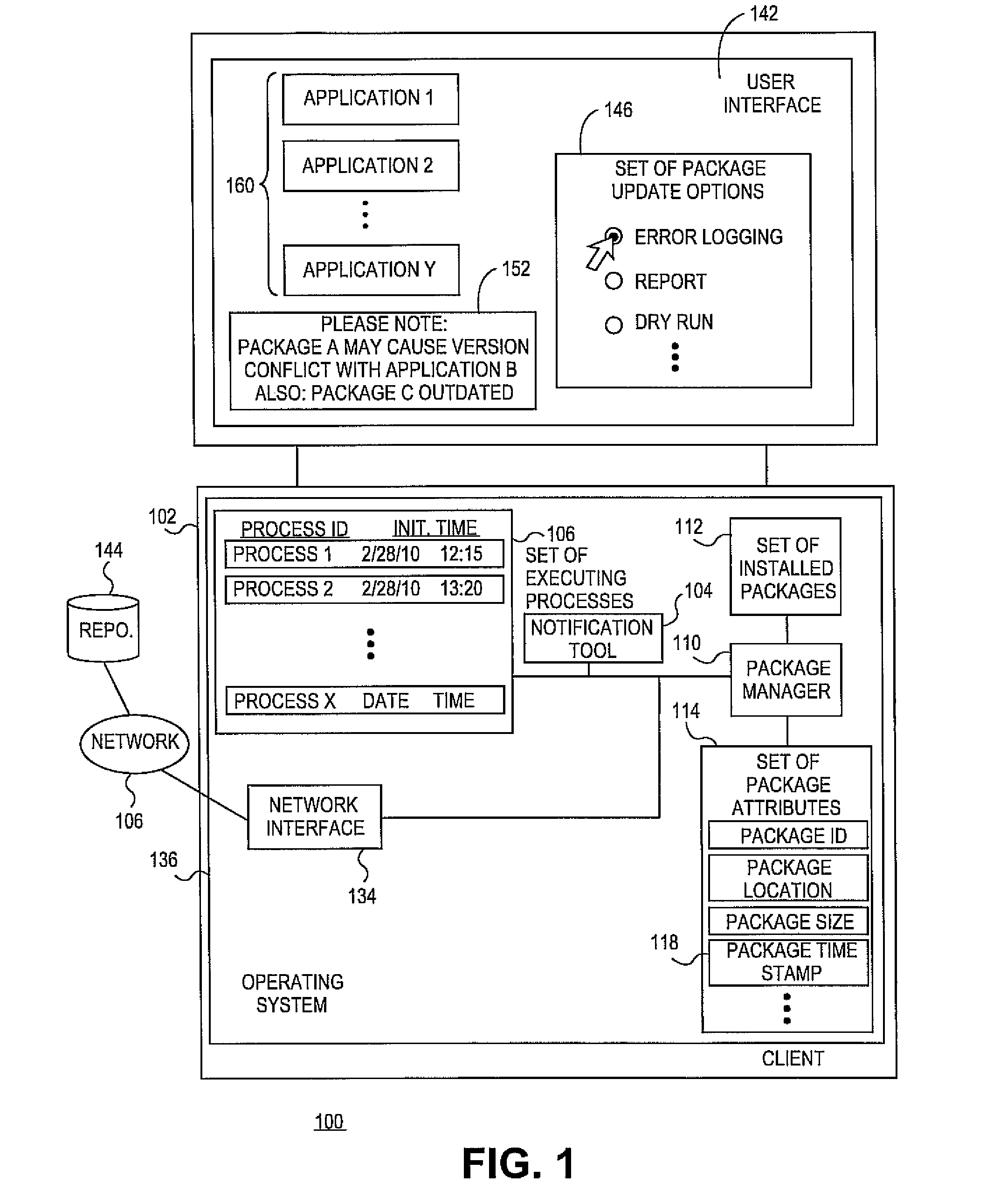 Systems and methods for initiating software repairs in conjunction with software package updates