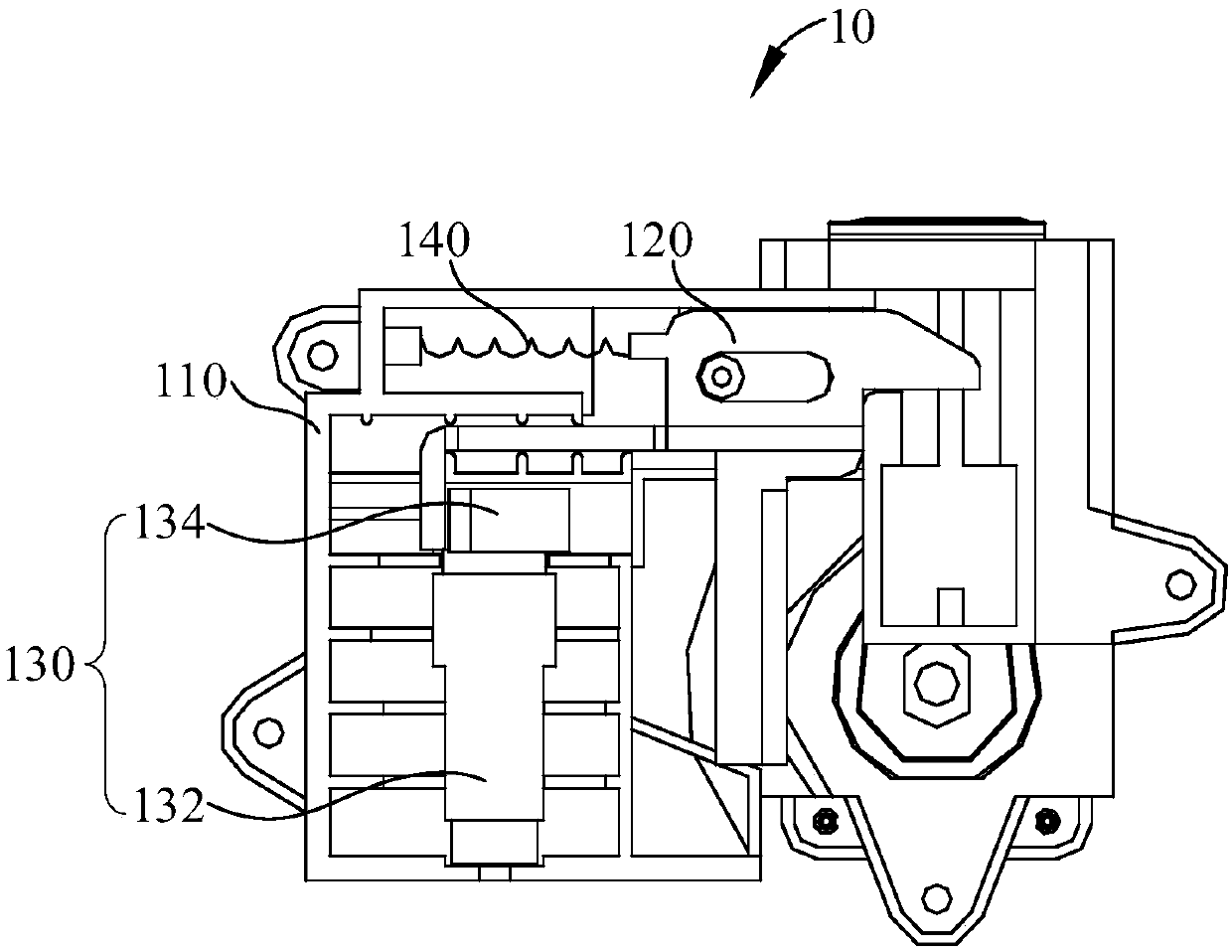 Lock structure, safety lock and safety box