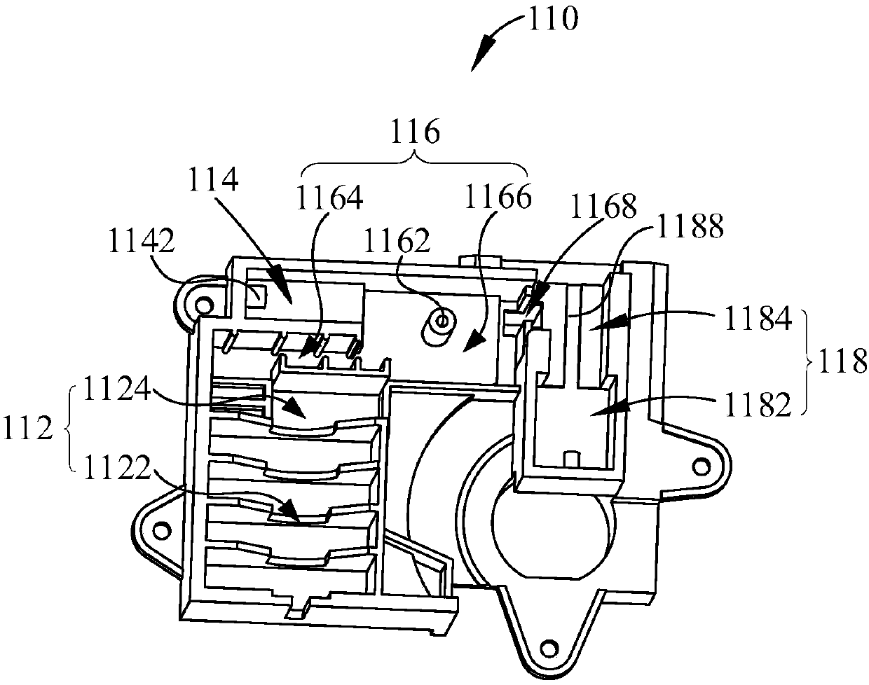 Lock structure, safety lock and safety box