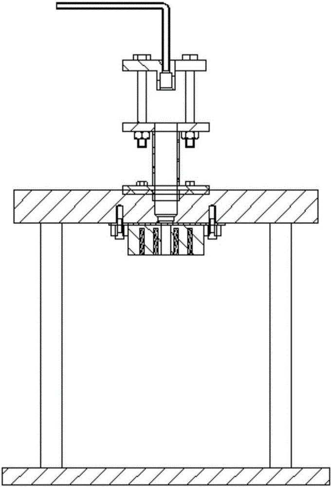 Carbon deposit generation test platform for direct-injection oil injector in automobile engine cylinder