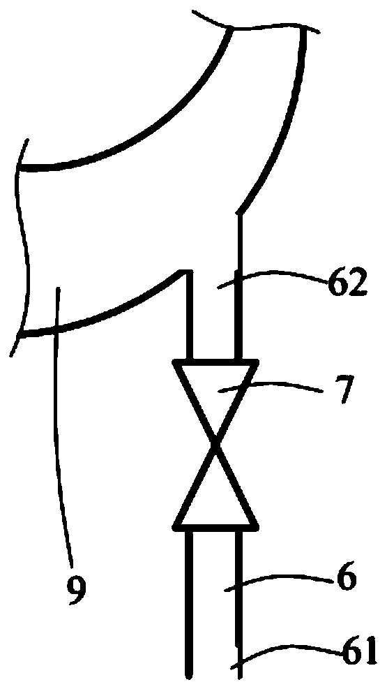 Closed type circular breathing system and automobile