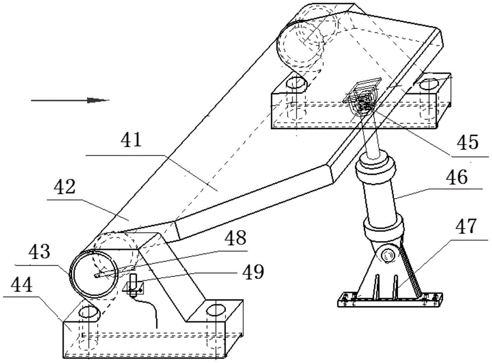 An automatic protection device for billet roller table