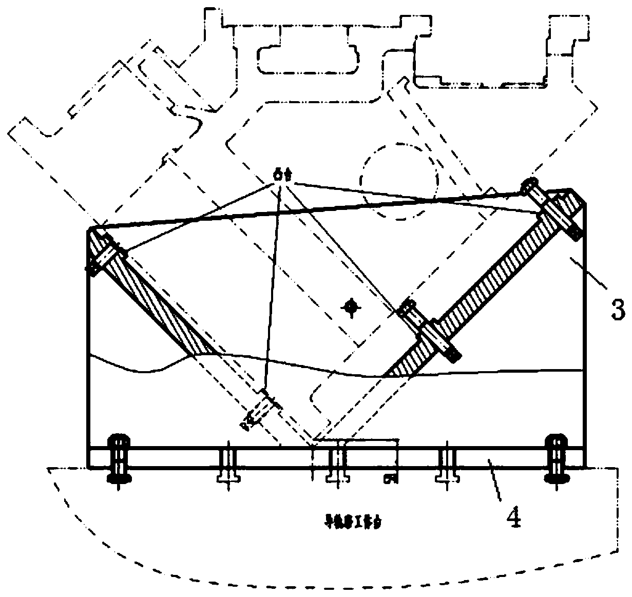 Slant lathe bed planing and grinding general clamp