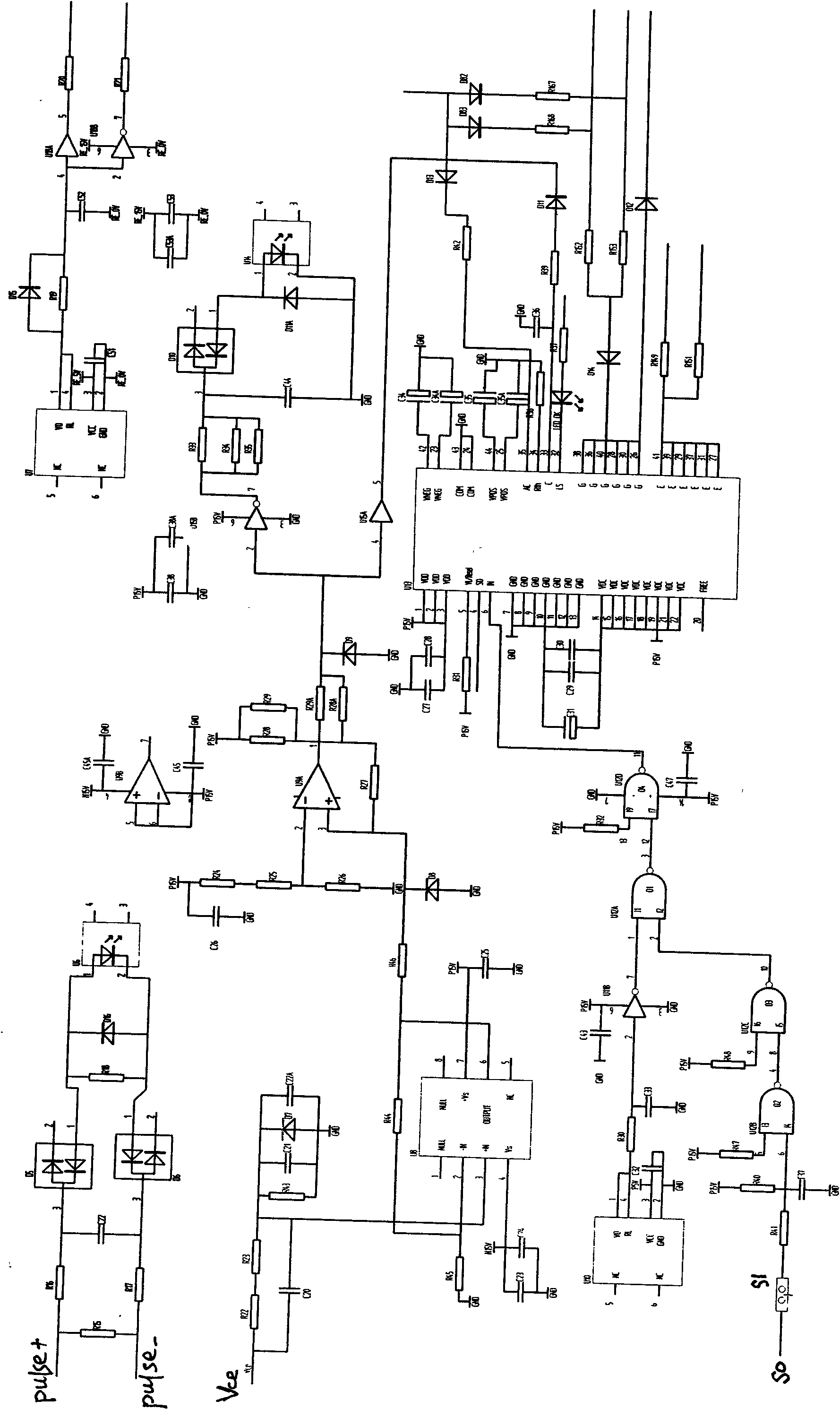 Driving circuit of high-voltage current transformer