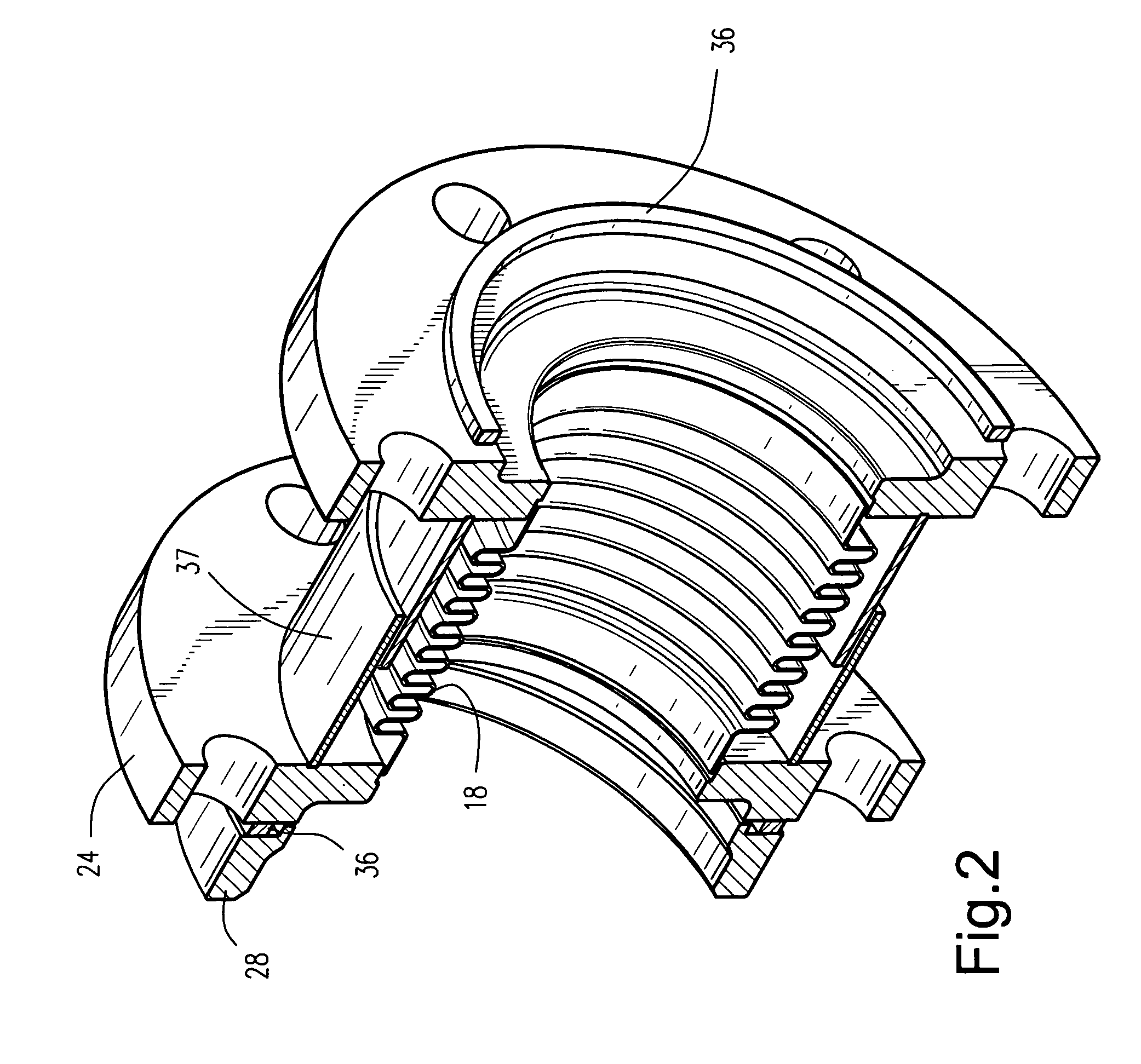 Crossfire tube assembly for gas turbines