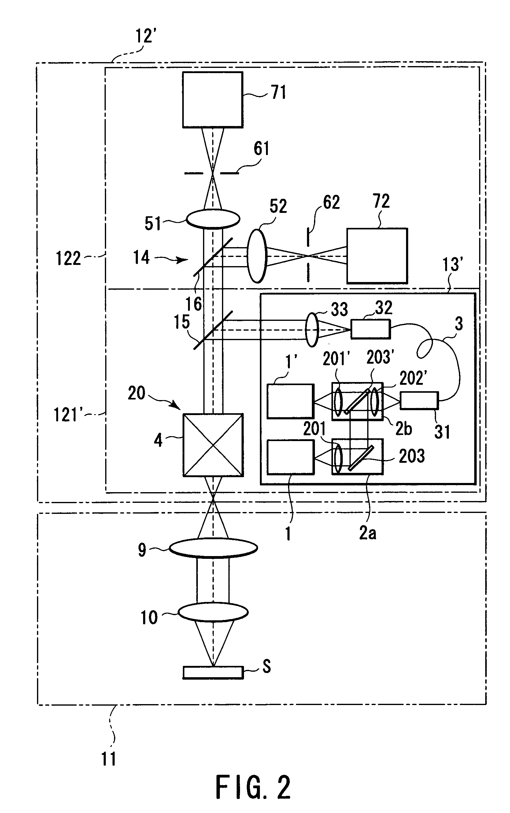 Laser scanning microscope, semiconductor laser light source unit, scanning unit for a laser scanning microscope, and method of connecting semiconductor light source to scanning microscope