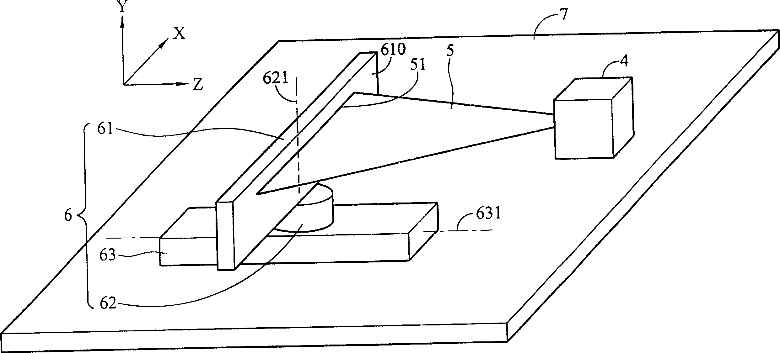 Method and apparatus for calibration of laser three-dimensional measuring appliance