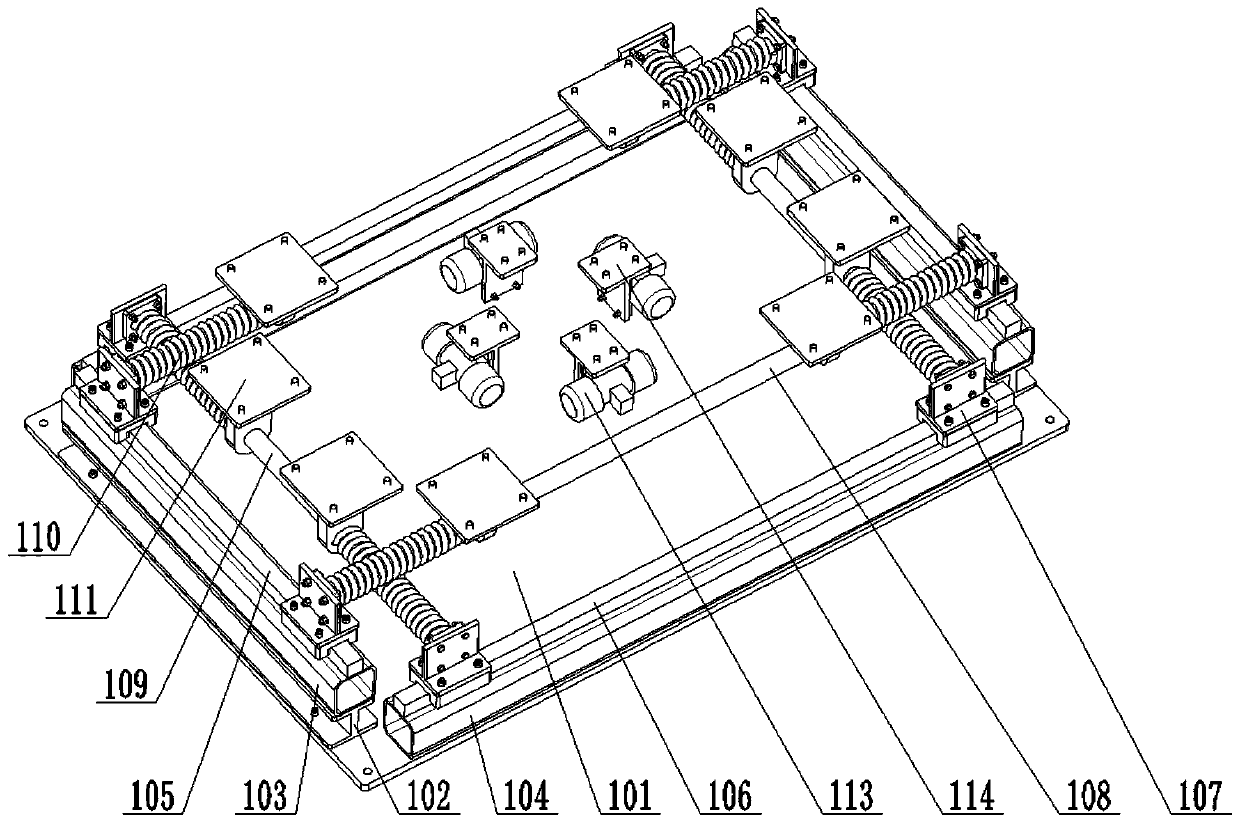 Vehicle reliability test bench and use method thereof