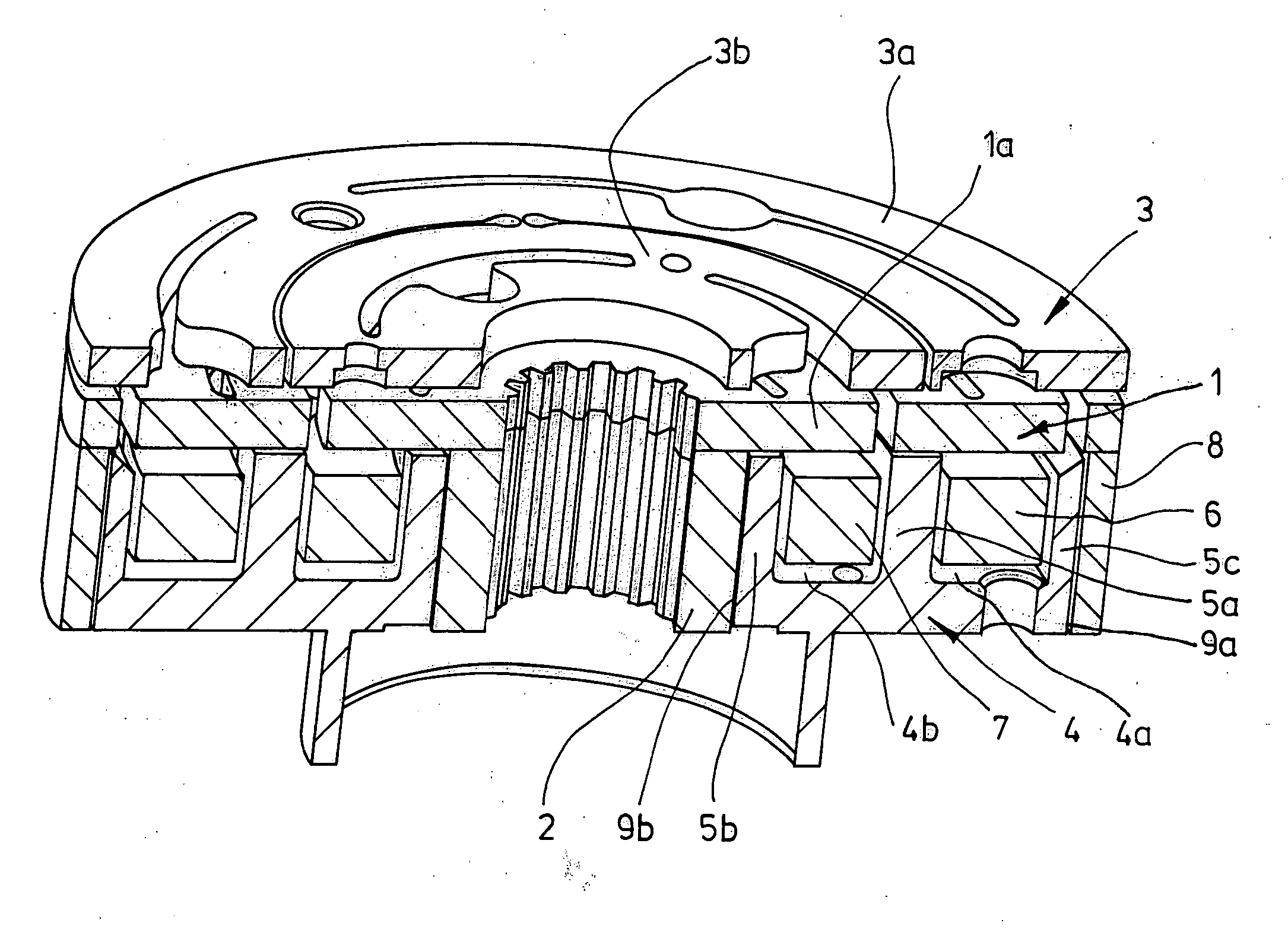 Electromagnetically operated friction disk clutch and rotor for a clutch of this type