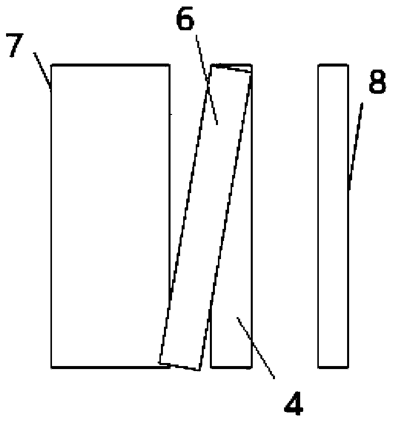 Civil air defense door posture detection device and detection method