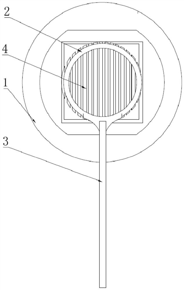 Computer heat dissipation structure and processing method thereof