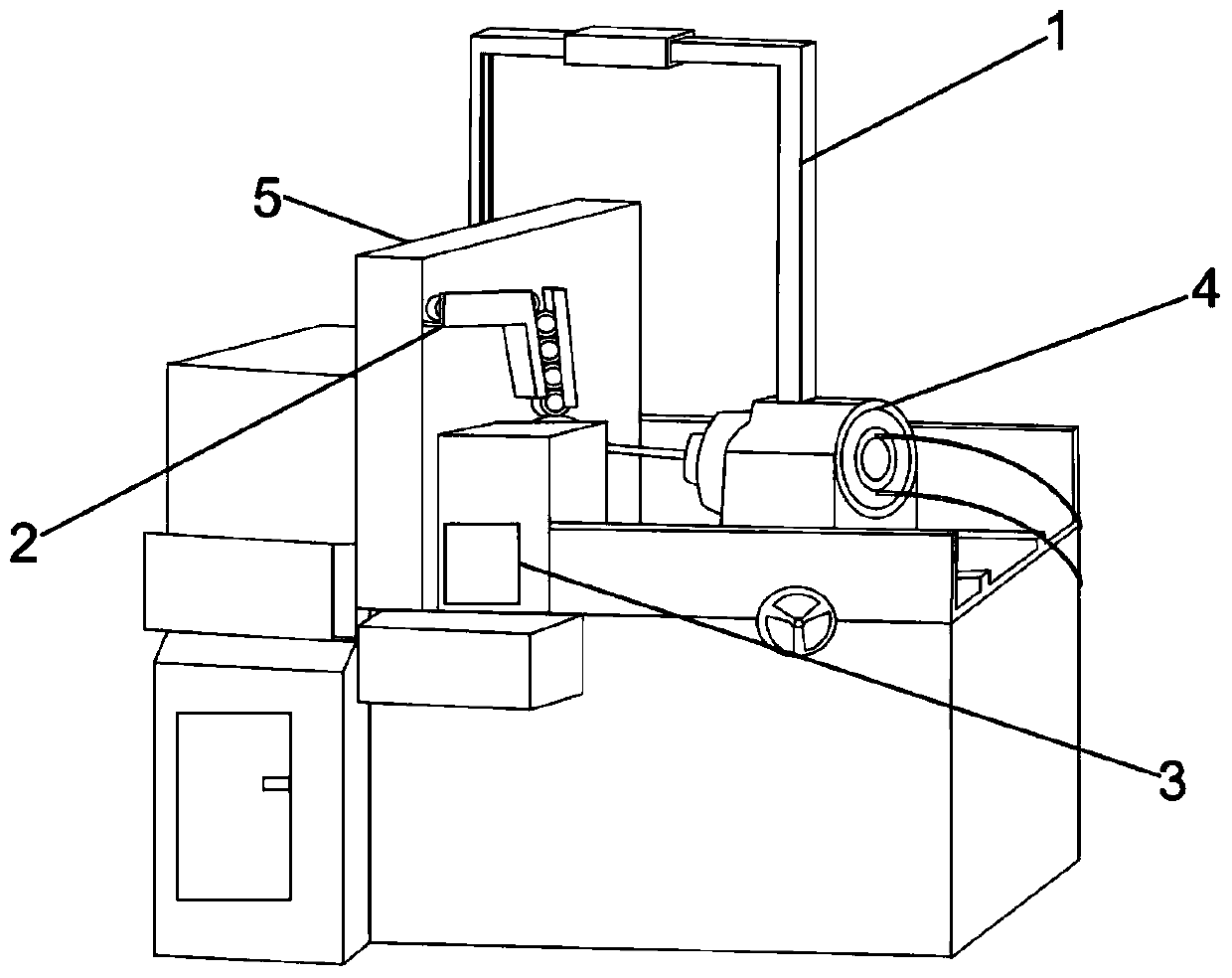 Improved semi-automatic internal grinder