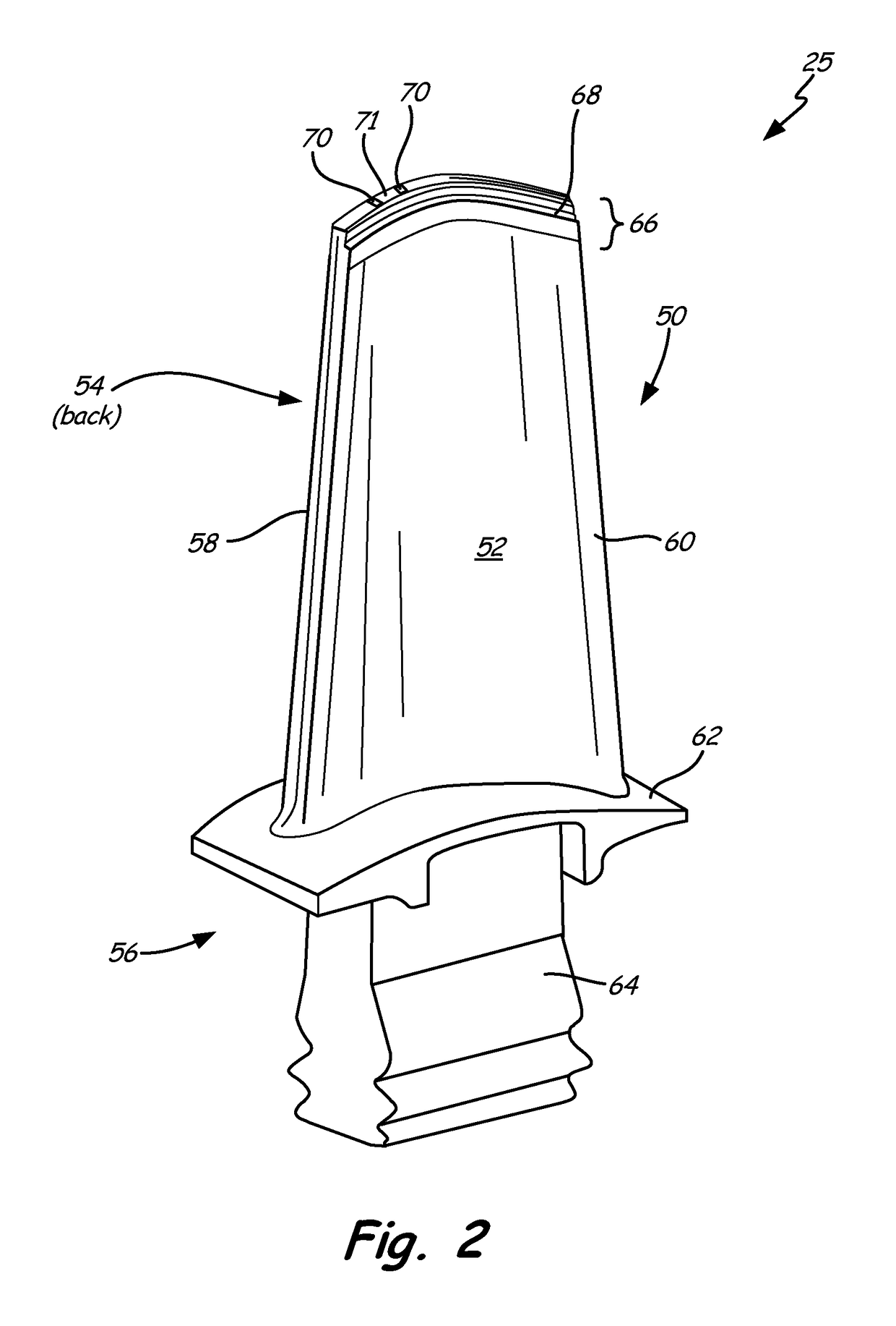 Tip leakage flow directionality control