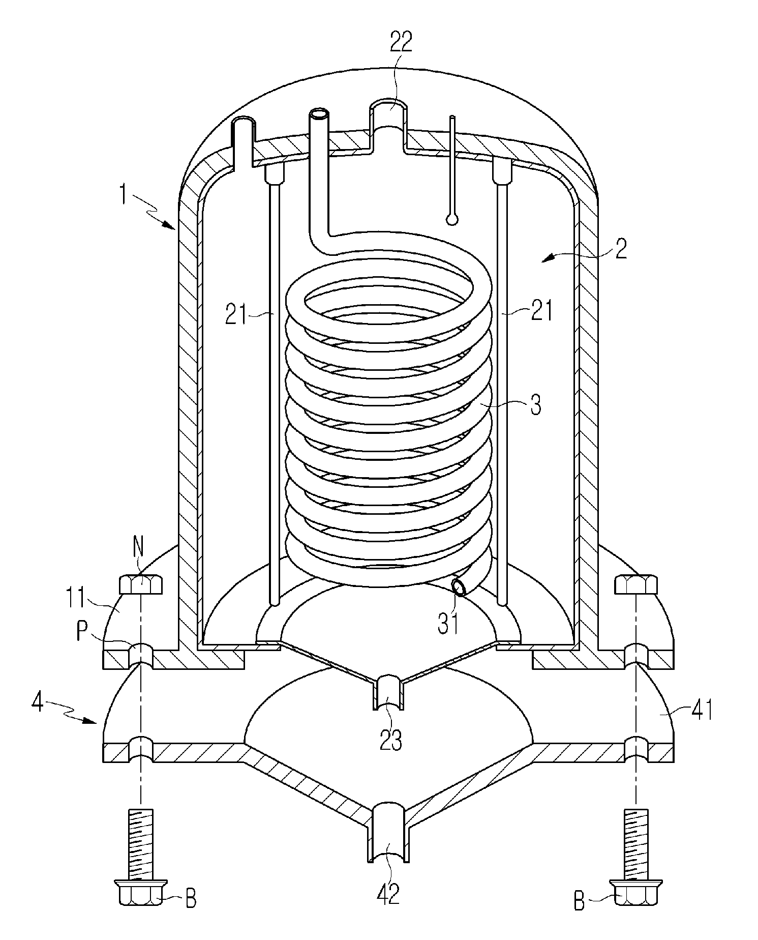 Gas Combustion Arrangement Using Circular Stream