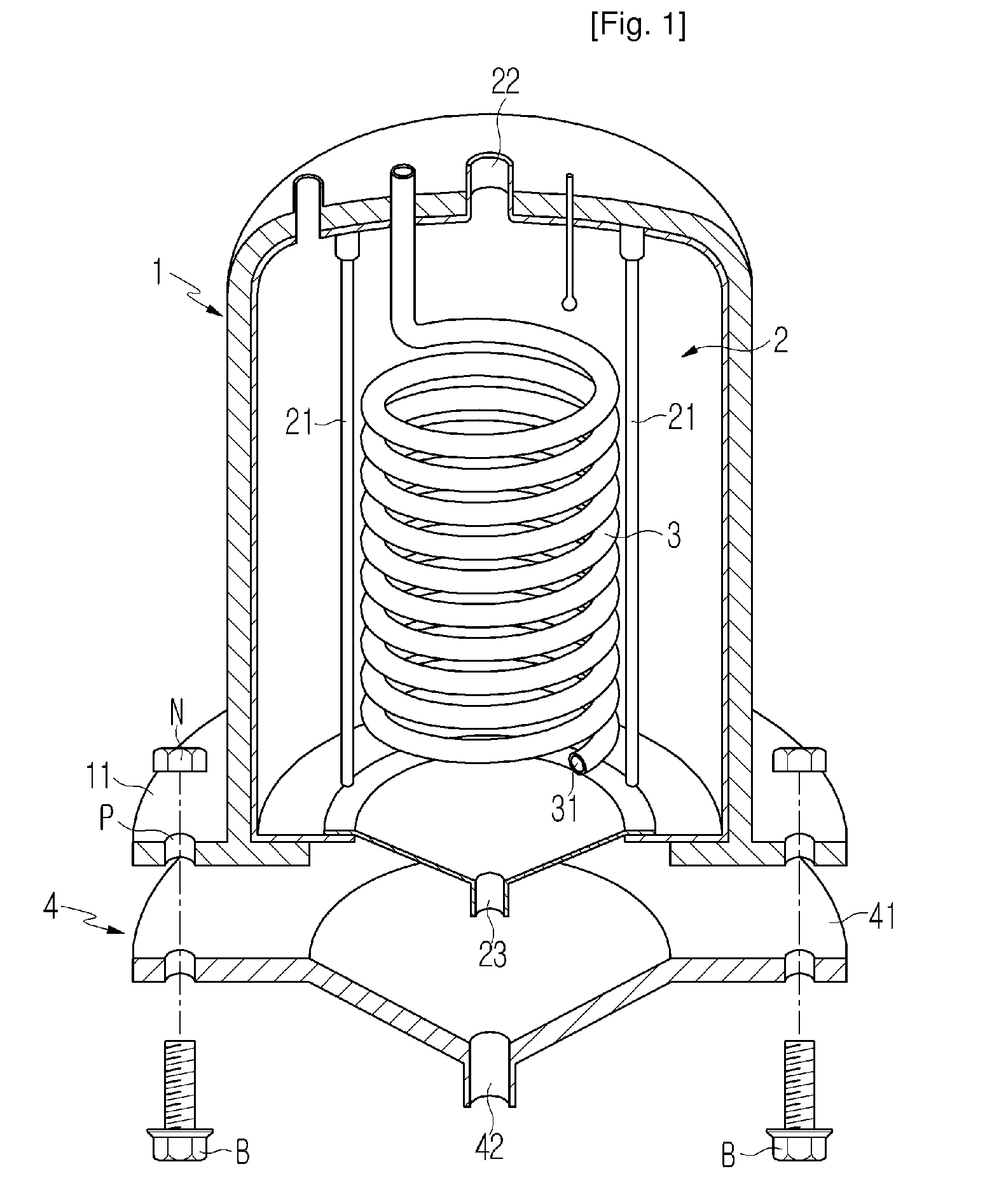 Gas Combustion Arrangement Using Circular Stream