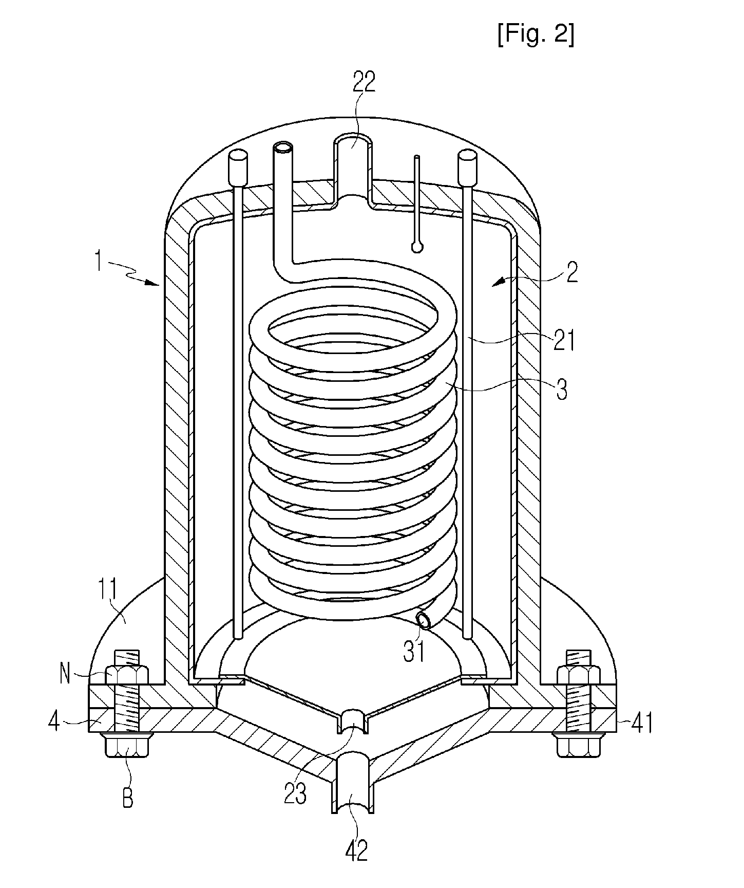 Gas Combustion Arrangement Using Circular Stream