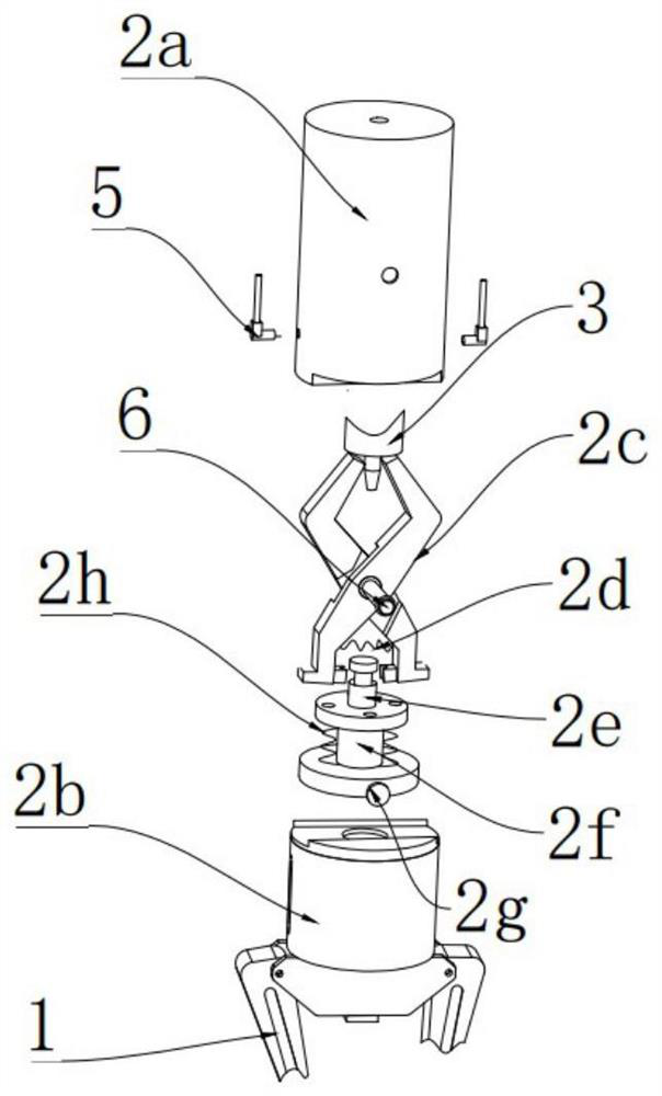 Quick dismounting mechanism for industrial robot clamping paw and dismounting method of quick dismounting mechanism